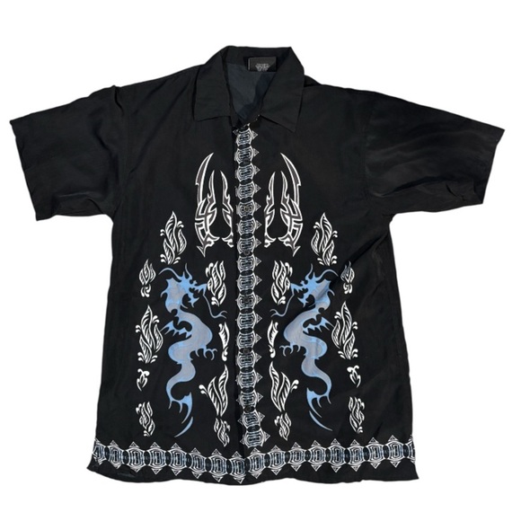 Men's Casual Shirt Size M Y2K Art to Wear. SKU 10 - Picture 1 of 6